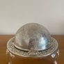 Vintage Silver Plated Dome Roll Top Dish Image 3