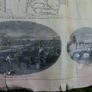 Antique DUBLIN. Map of Dublin & Suburbs with 22 vignettes of Dublin landmarks. Published by Edward Heffernan, 1st June, 1868, 12 Charleville Road, Rathmines. 28" x 22,5". Linen backed. Frayed at edges Image 10