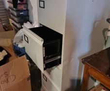 4 drawer lockable metal filing cabinet