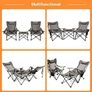 Camping Chairs Folding Reclining Portable Chair with Cup Holder Detachable Side Table and Carry Bag (FREE SHIPPING) Image 5