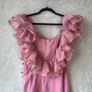 DREAM Sister Jane Blooming Ruffles Mini Dress Raspberry Pink Size S NWT Image 10
