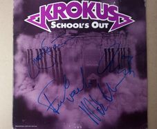 Krokus autographed Promo vinyl Metal