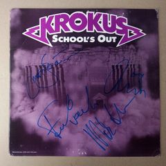 Krokus autographed Promo vinyl Metal