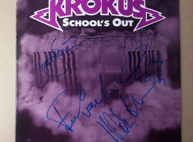 Krokus autographed Promo vinyl Metal
