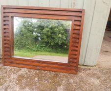 Large wooden Vietnamese made Mirror