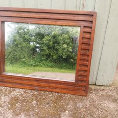 Large wooden Vietnamese made Mirror