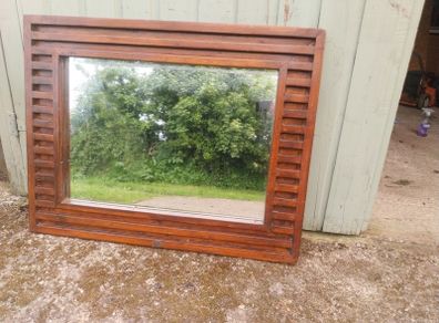 Large wooden Vietnamese made Mirror