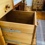 Solid pine, metal runners on desk/dressing table Image 5