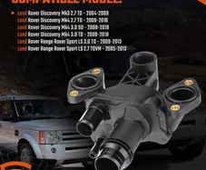 LR073372 Thermostat Housing Water Outlet Pipe Fit for Land Rover Discovery Mk3 Mk4 Range Rover Sport 1316061 1331447 1357091