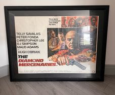 vintage framed original movie poster
