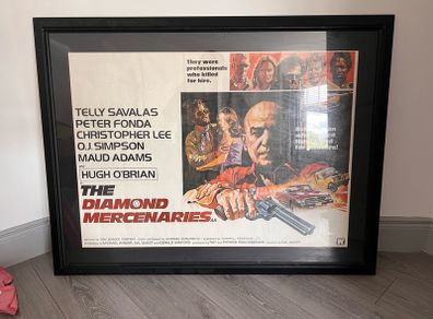 vintage framed original movie poster