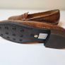 Amberone Spanish leather brown croc style Fresa low heel size UK 3.5 EU 36.5 brand new & boxed Image 3
