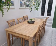 Dining table and 6 chairs