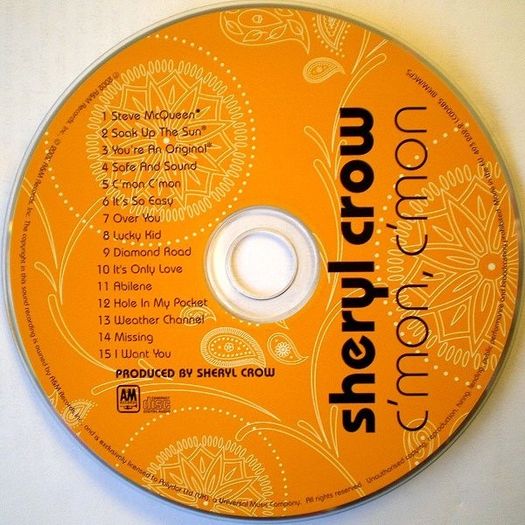 Sheryl Crowe  CD  -  C'mon, C'mon