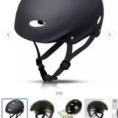Zinc 54-58cm Kids Bike Helmet - Black