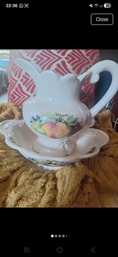 Vintage Shannonbridge Jug & Bowl