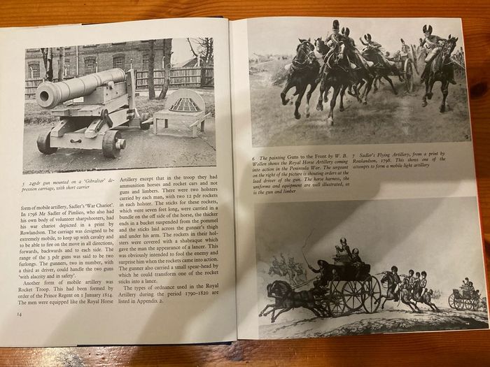 Military  history book: 'British artillery on land and sea 1790-1820"