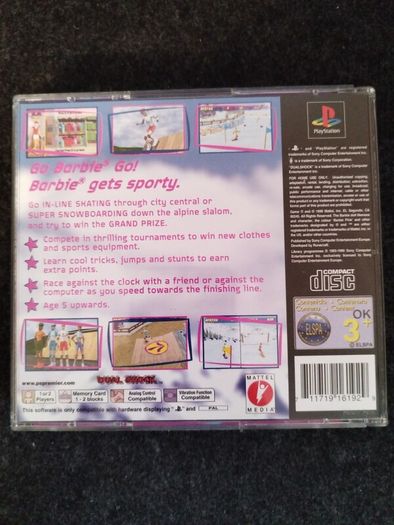 Barbie Super Sports PS1 PlayStation