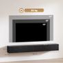 180cm Floating TV Stand, Wall Mount TV Unit with Cable Management Hole, Fits up to 72" TV, Black Image 2