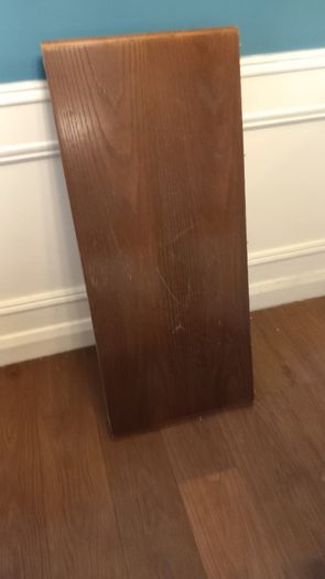 Round solid wood table