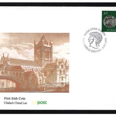 1997 Ireland Irish Coin Commemorative Stamp An Post First Day Cover (FDC)
