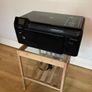 HP Photosmart Plus printer WITH the wooden/bamboo side table Image 2