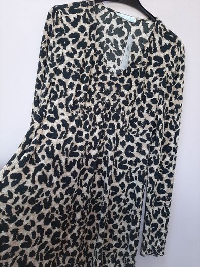 New leopard print dress tag attached