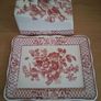 Antique Mason's Ironstone Stratford Cheese Cloche/ Dish Image 2
