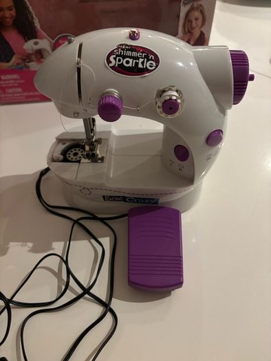 Kids Sewing Machine And Sewing Kit Accessories Box