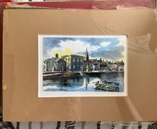 The Quay, Wexford - Mounted art print