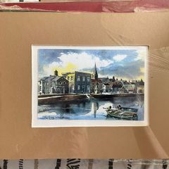 The Quay, Wexford - Mounted art print