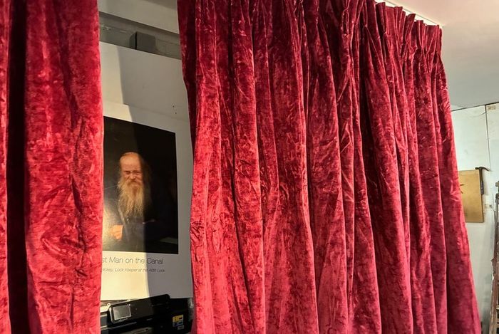 Red Velvet Curtains