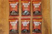 NEW - 6 x 900g Dynamite Baits Robin Red 2mm Pellets - Carp Tench Bream Feeder Method Pellet Dumbells Hybrid Roach