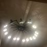One of a kind bespoke large statement light designed and made by lighting designer  artist Image 5