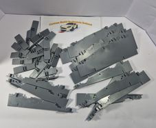 Scalextric C8298 + L10068: Banked Curve Track Supports