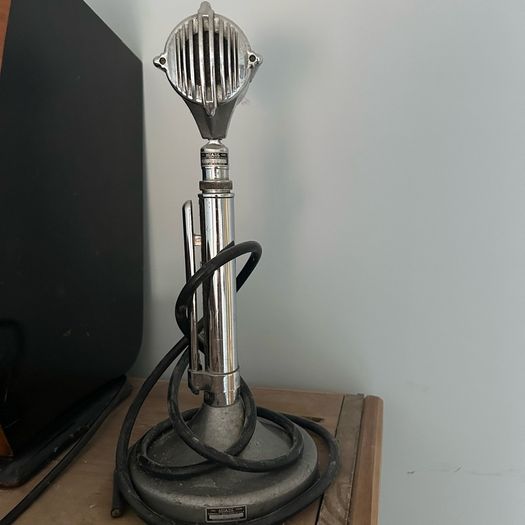 Vintage 1960's Astatic DNHZ dynamic microphone.