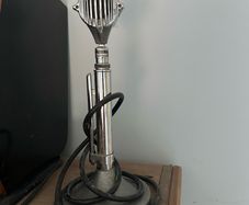 Vintage 1960's Astatic DNHZ dynamic microphone.
