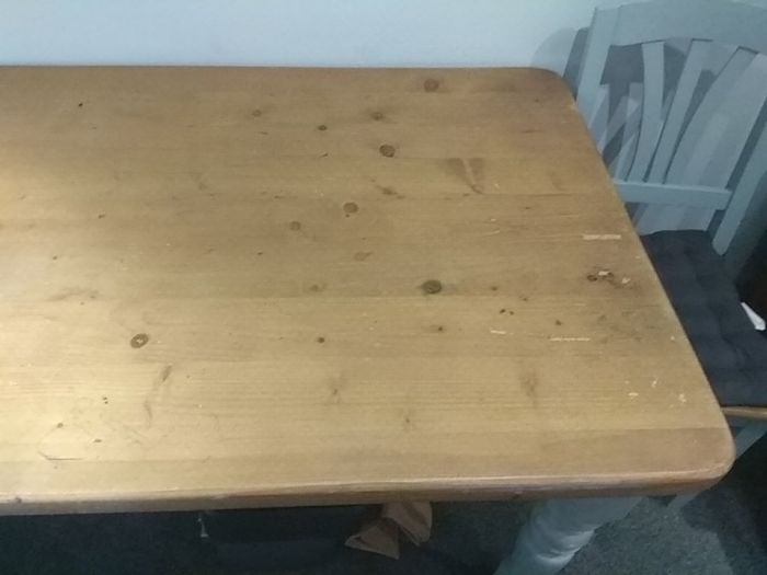 Hand painted dining table
