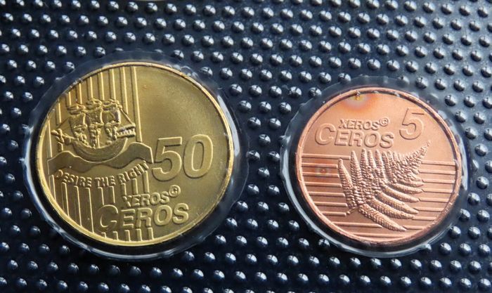 Falkland Islands Euro Probe Essai coins set 2008 euro Prototype Specimen