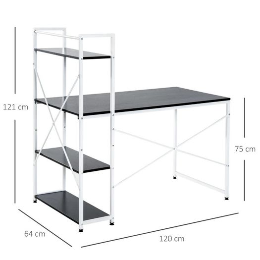 MASSIVE SALE Computer Workstation Metal Frame-White/ Black (FREE SHIPPING)