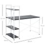 MASSIVE SALE Computer Workstation Metal Frame-White/ Black (FREE SHIPPING) Image 7