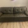 3 2 leather sofa grey Image 4