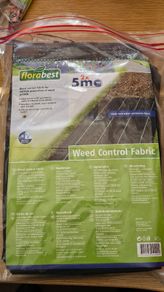 Weed control fabric suppressing 5m x 2m woven