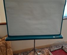 Vintage projection screen form 35mm slides