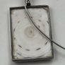 Sterling Silver Necklace with Large Shell Pendant Image 3