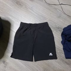 montirex black gym shorts
