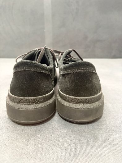 Clarks Black Suede Shoes size eu43
