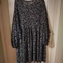 Yours Curve swirl print shirt dress, with long sleeves. Image 7