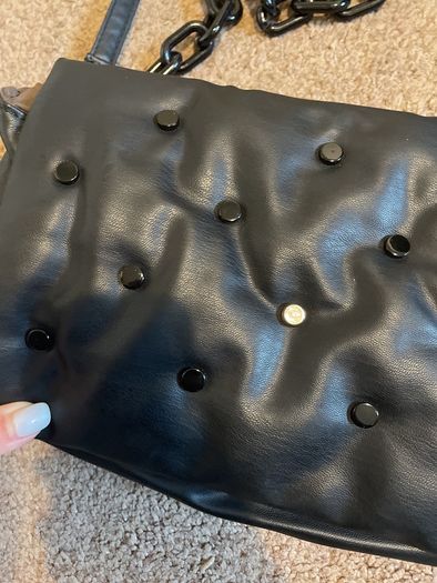 Black handbag