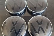 VW caps 60mm All Black (For Aftermarket) FREE POST